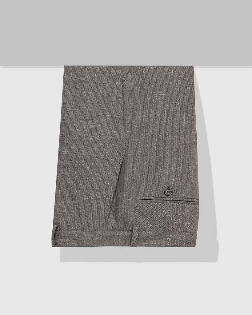 Formal Black Textured Trouser - Image 4